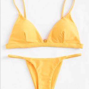 Yellow Romwe Bikini